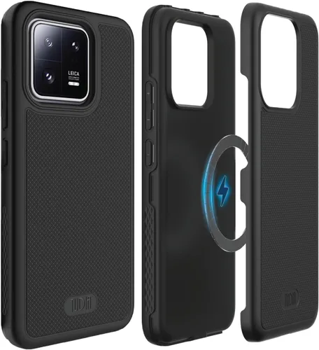 Vista 9 de TUDIA DualShield Grip - Funda protectora para Xiaomi 13 5G, MergeGrip, de grado militar, resistente, a prueba de golpes, delgada, de doble capa