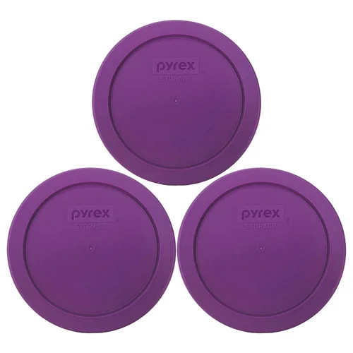 Vista 41 de Pyrex 7201-PC (4 tazas) Berry Pink Tapa de almacenamiento para cuencos de Rosado Berry