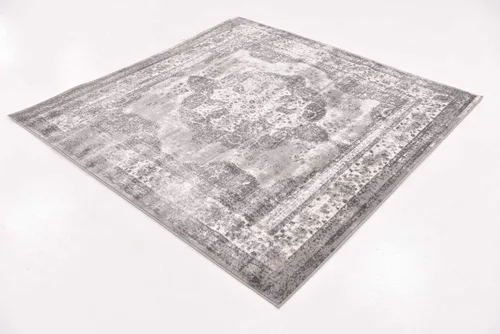 Vista 495 de Unique Loom Sofia Collection - Alfombra de área - Salle Garnier (3' 3" x 5' 3" Rectángulo, Turquesa/Azul)