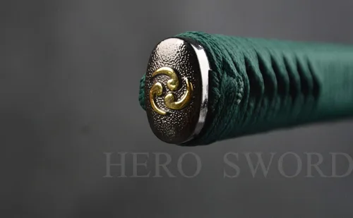 Vista 4 de Hecho a mano Naginata Combat Damasco Doblado Acero Japonés Samurai Espada Espada Espada Espiga Completa Hoja Muy Afilada