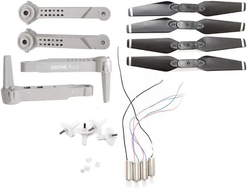 Vista 5 de RC Drone Quadcopter Piezas Accesorios E99 Pro 2 Drone Accesorio Drone Gear Pro 2 - Piezas y accesorios- (Color: Blanco)