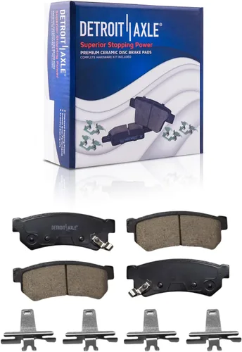 Vista 18 de Detroit Axle - Pastillas de freno para Dodge Ram 2500 3500 2003-2008, Ram 4000 2005-2008, 2004 2006 2007 Pastillas de freno de cerámica delanteras