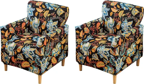Vista 78 de FUANGUI Funda para Sillón de Banquete con Brazos Fundas para Sillas Elásticas Funda para Sillón Club Funda Suave para Sillón Sofá Cubiertas