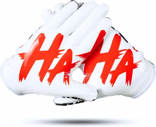 Vista 3 de Jester Guantes de Fútbol Americano – Guantes de Receptor Súper Adherentes para Aumentar el Agarre y el Rendimiento en Juegos y Entrenamientos