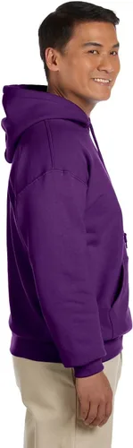 Vista 4 de Gildan Heavy Blend - Sudadera con capucha, Púrpura
