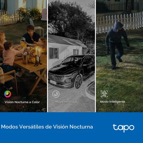Vista 6 de Tapo 2K Outdoor Dual Lens Pan/Tilt Wireless Security Camera, C545D