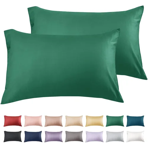 Vista 18 de Warmstar Juego de 2 fundas de almohada de algodón tamaño Queen, fundas de almohada de 600 hilos de 20 x 30 pulgadas, fundas de almohada de algodón