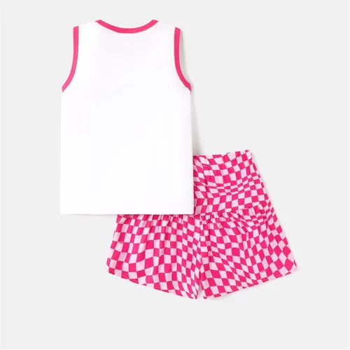 Vista 3 de L.O.L. Surprise! Conjunto de ropa para niñas, camiseta sin mangas y pantalones cortos con estampado de muñeca