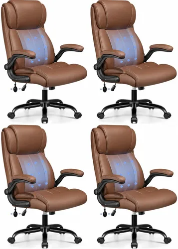 Vista 10 de BESTFAIR Ergonomic Office Chair, Desk Chair with Adjustable Lumbar Support Negro