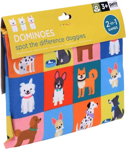 Vista 6 de Game Spot the Difference Dominoes Doggies