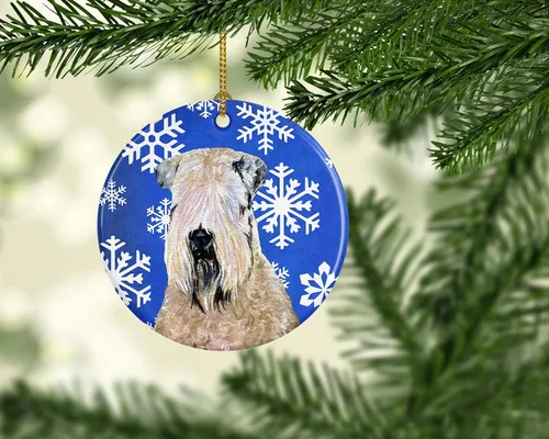 Vista 301 de Caroline's Treasures Cavalier Spaniel - Adorno de cerámica para colgar en el árbol de Navidad, para el hogar, Navidad, fiestas, regalo, 3 pulgadas