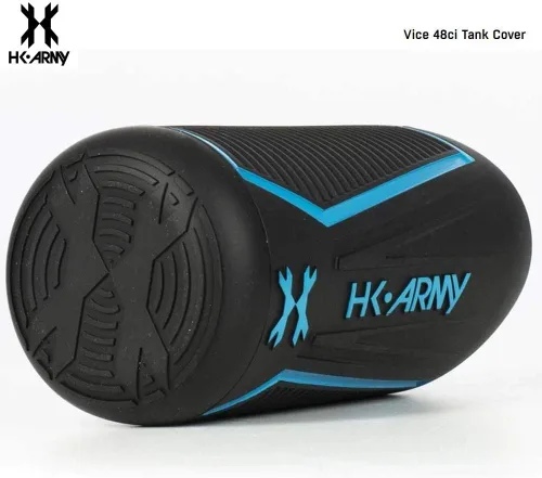 Vista 4 de HK Army 48/3000 Vice Paintball Tank Cover - Negro/Azul