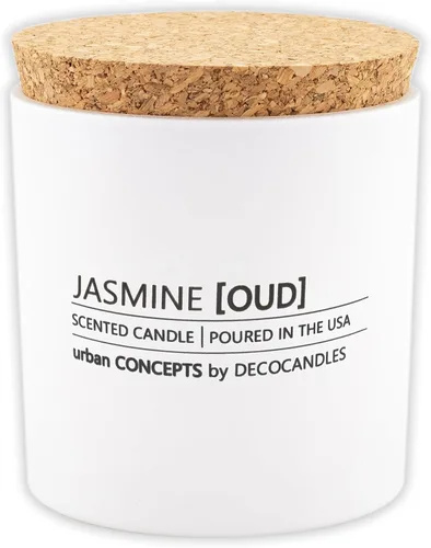 Vista 31 de Conceptos Urbanos de DECOCANDLES - Manzana Canela - Vela de soya altamente perfumada - Larga duración - vertida a mano en Estados Unidos (6 Oz.)