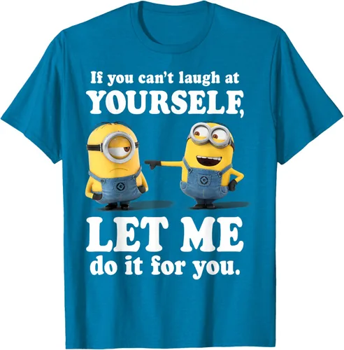 Vista 10 de Camiseta gráfica de Minions de Mi villano favorito: Ríete de ti mismo Negro