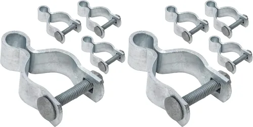 Vista 10 de VIVIDA Bisagra de puerta hembra de enlace de cadena de 1-3/8", bisagra de poste de puerta galvanizada, para poste de diámetro exterior de 1-3/8