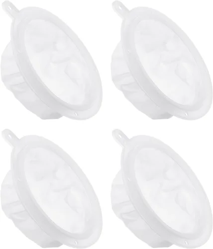 Vista 7 de PATIKIL Filtro de alimentos de 5.4 pulgadas de diámetro exterior, paquete de 4 filtros de malla de 100 filtros de malla fina para jugo, café