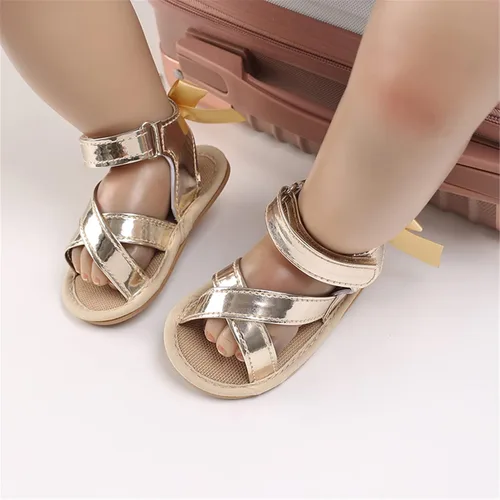 Vista 3 de WILLFUN Sandalias de verano para bebés niños y niñas, puntera cerrada, suela de goma suave, zapatos para exteriores para niños pequeños que caminan