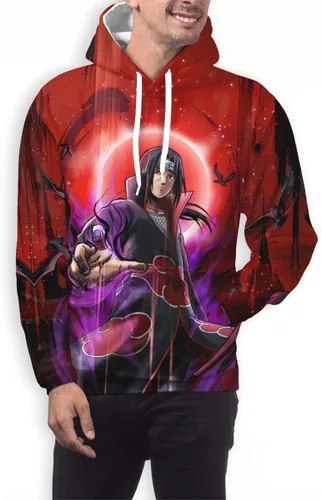 Vista 6 de Pgydyd Unisex Anime Hoodie Cosplay Sweatshirt Long Sleeve Pullover 3d Printing Hoodies