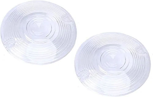 Vista 6 de ZYTC - Juego de 2 lentes ámbar para luz direccional de Harley Touring, Electra Glide Road King de 82 mm