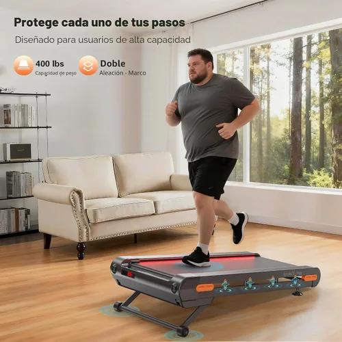 Vista 6 de Vitalwalk Walking Pad with Incline 20%/12% Auto Treadmills for Home Small