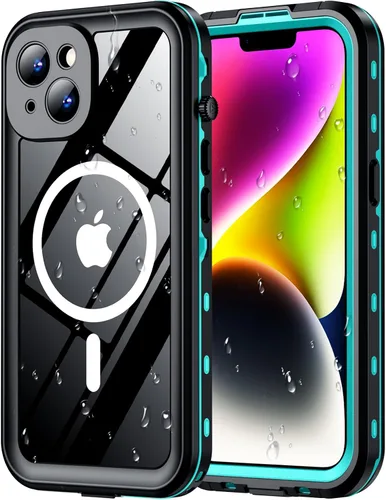 Vista 36 de Red2Fire Funda impermeable para iPhone 16, protector de pantalla integrado y protector de cámara, compatible con MagSafe, cuerpo completo a prueba
