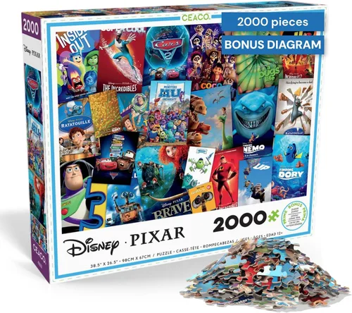 Vista 13 de Ceaco - Disney Stitch Galaxy Grunge - Rompecabezas de 300 piezas grandes