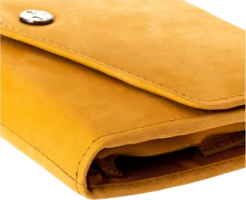 Vista 4 de Timberland Cartera de cuero RFID para mujer con correa cruzada desmontable