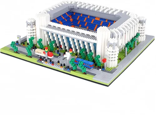 Vista 10 de Juegos de Bloques de Construcción Micro del Estadio de Fútbol de Barcelona, Juegos de Bloques de Construcción de Arquitectura de Mini Ladrillos