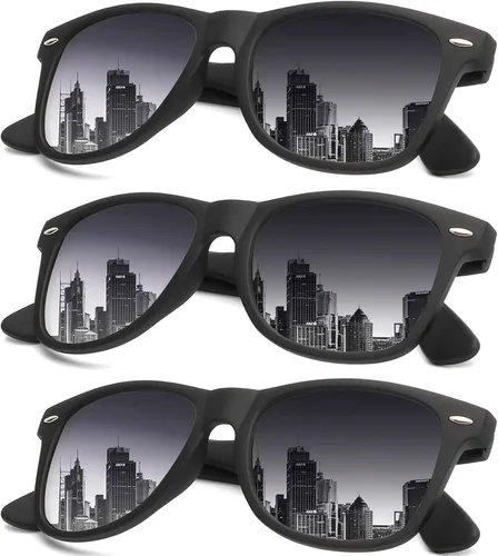 Vista 35 de KALIYADI - Gafas de sol polarizadas para hombres y mujeres unisex, marco semirretráctil, estilo retro, para conducir, con bloqueo UV