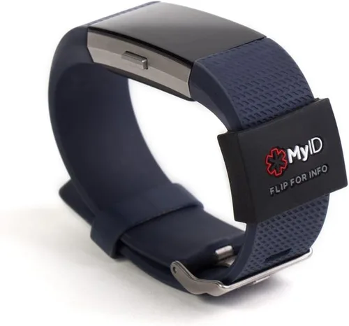 Vista 4 de Funda de identificación médica que se adapta a Apple Watch, Fitbit, Samsung Gear, Garmin y más