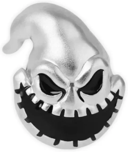 Vista 3 de Oogie Boogie Charm plata de ley 925 Pesadilla Antes de Navidad Plata esterlina No es una piedra preciosa
