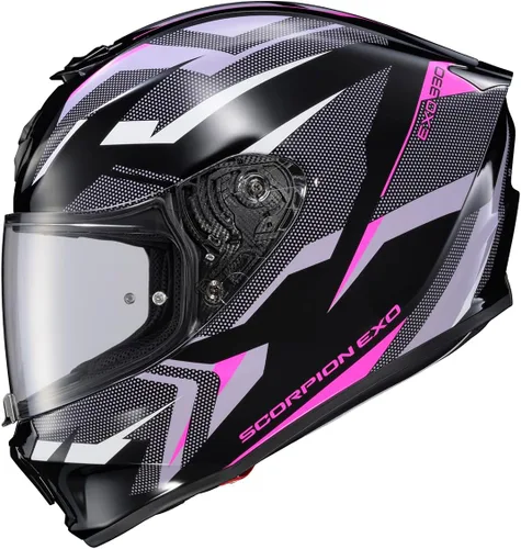 Vista 11 de ScorpionEXO R330 - Casco de motocicleta de cara completa con Pinlock Ready Shield Bluetooth con bolsillos para altavoces DOT ECE aprobado Bendr