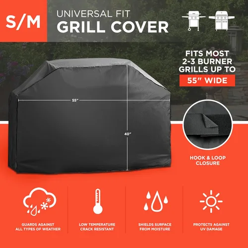 Vista 2 de Mr. Bar-B-Q Funda universal para parrilla (55 pulgadas de largo x 20 pulgadas de ancho x 40 pulgadas de alto)