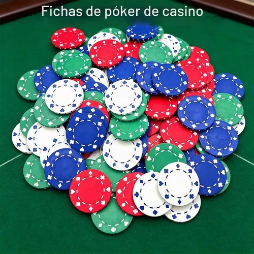 Vista 5 de SEETOOOGAMES Fichas de póquer de casino - 100 piezas 0.41 oz Diseño adecuado - 4