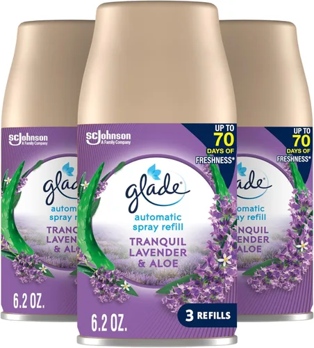 Vista 13 de Glade - Repuesto automático de aspersión, ambientador para el hogar y el baño, Aqua Waves, 6.2 oz, 3