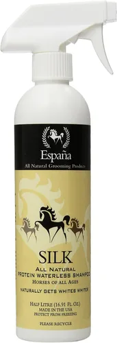 Vista 4 de Espana Silk ESP0220E Champú sin agua de proteína de seda especialmente formulado para caballos, 33.82 onzas