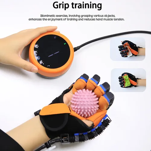 Vista 5 de Guantes de robot de rehabilitación, dispositivo de recuperación de mano de golpe, equipo de terapia de accidente cerebrovascular para adultos, 5