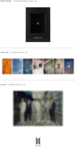 Vista 4 de BTS - BE, Deluxe Edition incl. CD, Photobook, Making Book, Photocard, Polaroid Card, Photo Frame, Postcad, Folded Poster, Extra Photocards