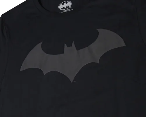 Vista 2 de DC Comics - Camiseta gráfica con licencia para hombre con diseño de logotipo de Batman sutil