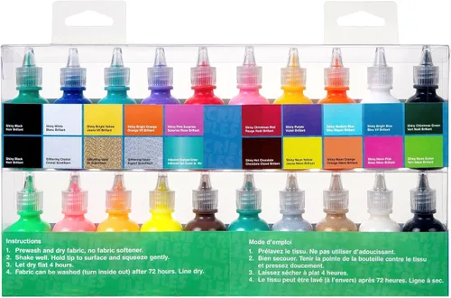 Vista 2 de I Love To Create Scribbles pintura 3D para tela 1 onza 20/Pkg
