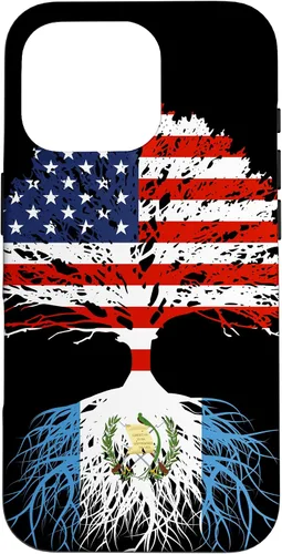 Vista 20 de Guatemala Born Family Roots Guatemalan American US Flag Gift Case for iPhone 17