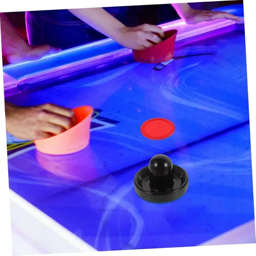 Vista 9 de Air Hockey Pushers and Pucks Set with 76mm ABS Striker