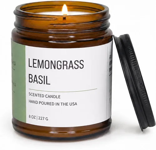 Vista 39 de Conceptos Urbanos de DECOCANDLES - Manzana Canela - Vela de soya altamente perfumada - Larga duración - vertida a mano en Estados Unidos (6 Oz.)