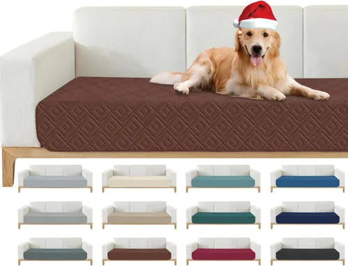 Vista 44 de Manta Impermeable para Sofá para Perros 2026 (30"x53") Cómoda Alfombrilla de Sofá de Dos Plazas para Mascotas con Respaldo Antideslizante, Forro