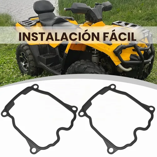 Vista 5 de Junta de tapa de válvula de repuesto delantera o trasera para Can-Am 400 500 650 800 1000 Outlander Commander 2003-2018