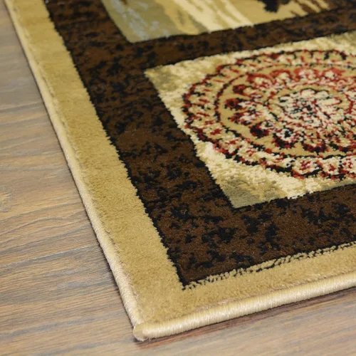 Vista 4 de Western Horse - Alfombra beige de 2 x 3 pies, 2 x 3 pies