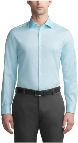 Vista 7 de Van Heusen Camisa de vestir para hombre Slim Fit Stain Shield Stretch Mercurio Oscuro Viejo