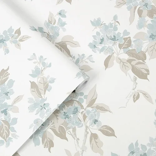 Vista 5 de Laura Ashley Papel pintado de huevo de pato flor de manzana