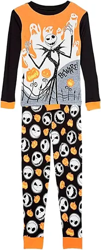 Vista 20 de Disney Unisex Kids' 2-piece Snug-fit Cotton Holiday Matching Pajamas Mejores Compañeros
