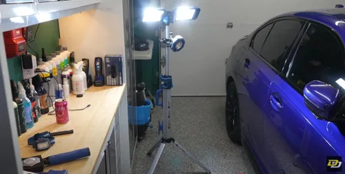Vista 7 de NextLED Ultimate NT-6926M - Luz de trabajo de trípode resistente con cabezal de lámpara magnética desmontable, 6000 lúmenes, temperatura
